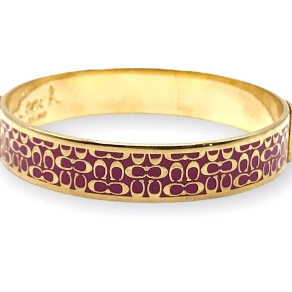 Coach Signature pink and gold bangle - Picture 5 of 7
